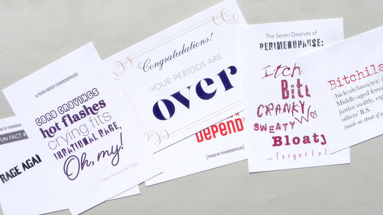 Perimenopause Postcards
