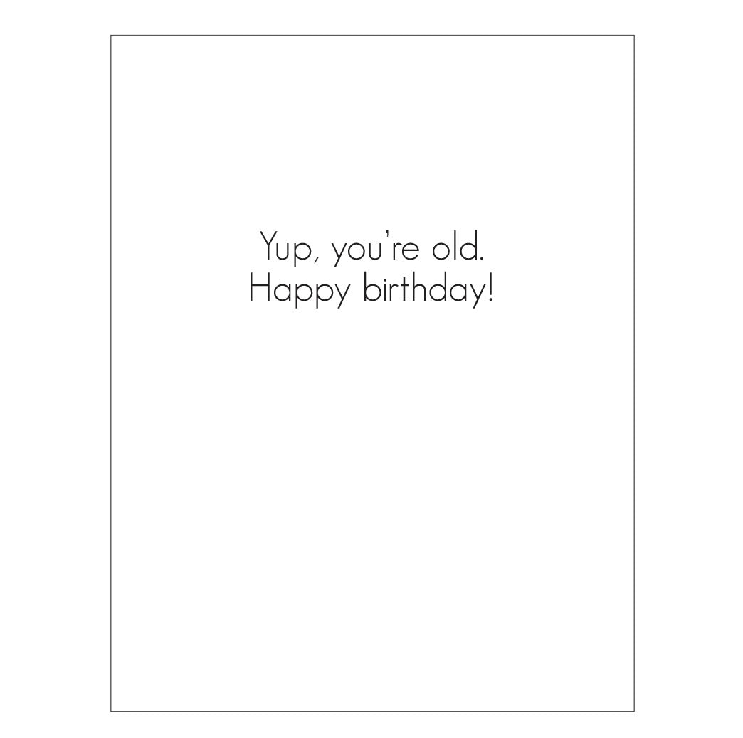 Grocery store birthday card