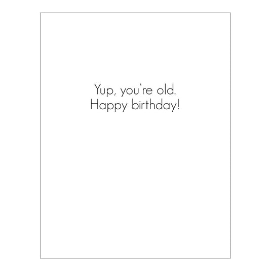 Grocery store birthday card