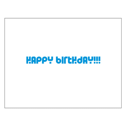 Popping & Locking Birthday card