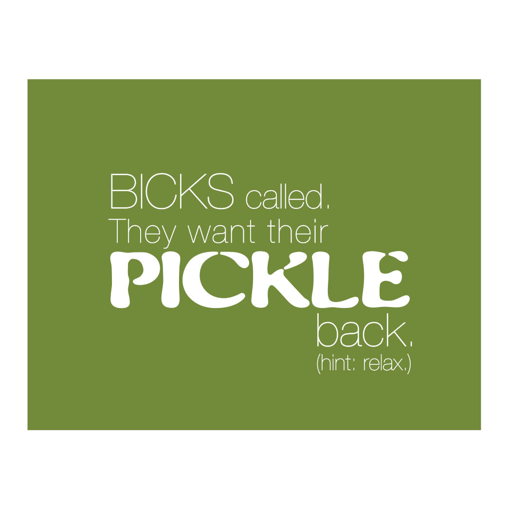 In a Pickle Card