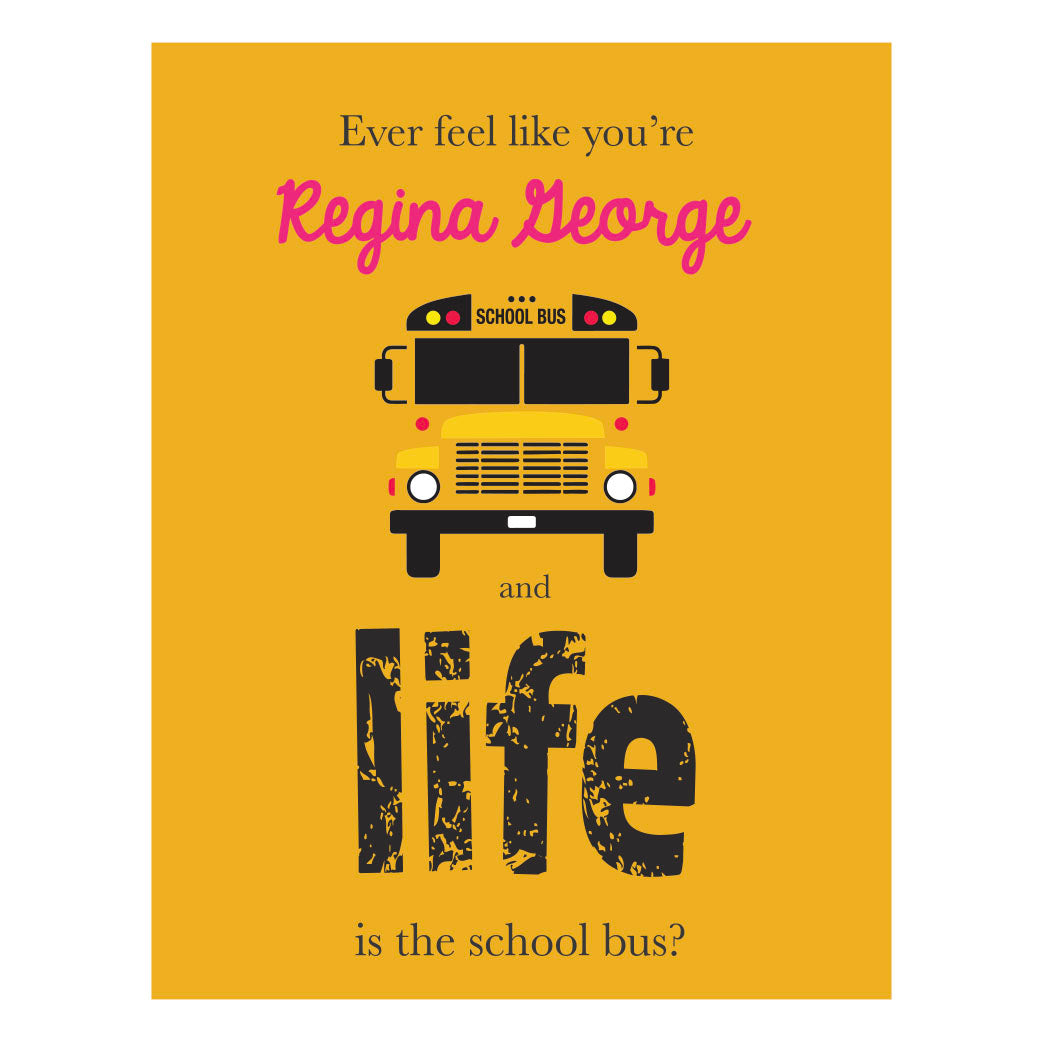 Regina George greeting card