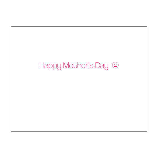 Mother's Day card: Teenager