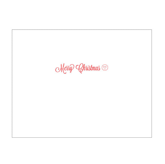 Christmas calories card