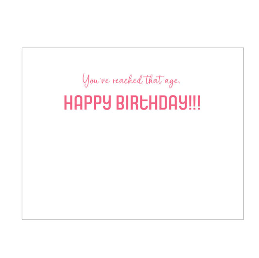 Caloric Math Birthday card