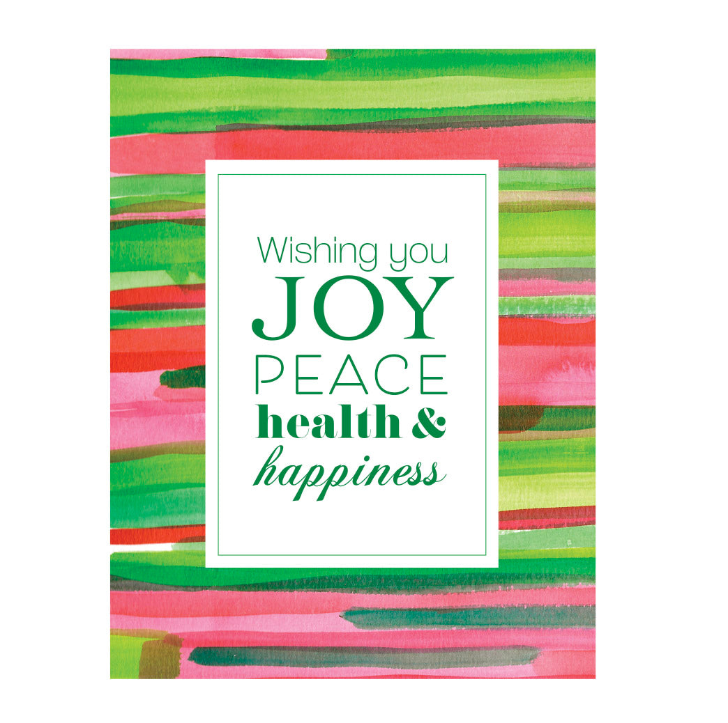 Christmas card -"joy"
