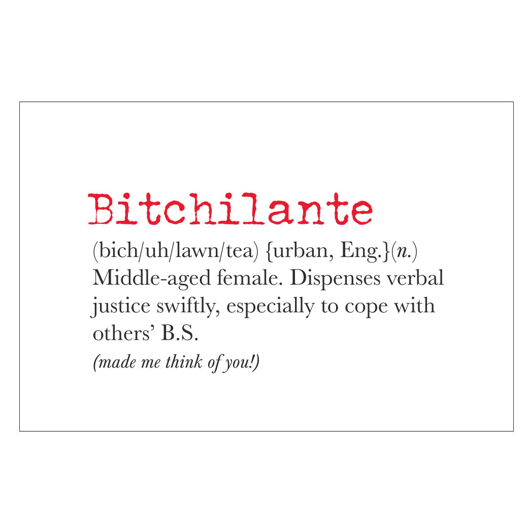 Bitchilante postcard