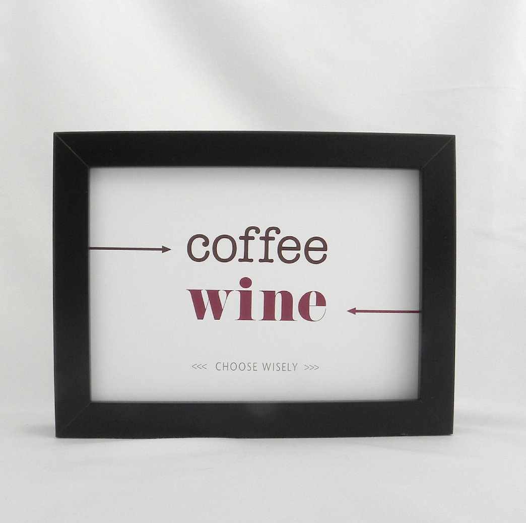 Choices 2 - Framed print