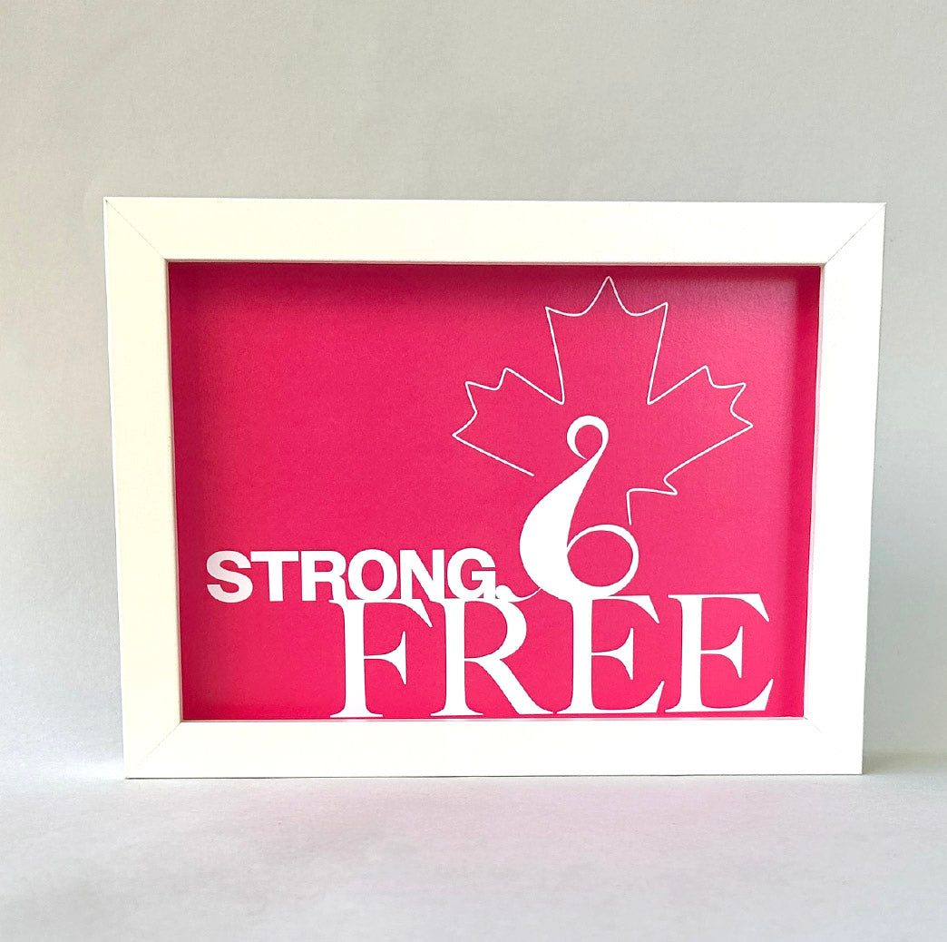 Strong & Free Print