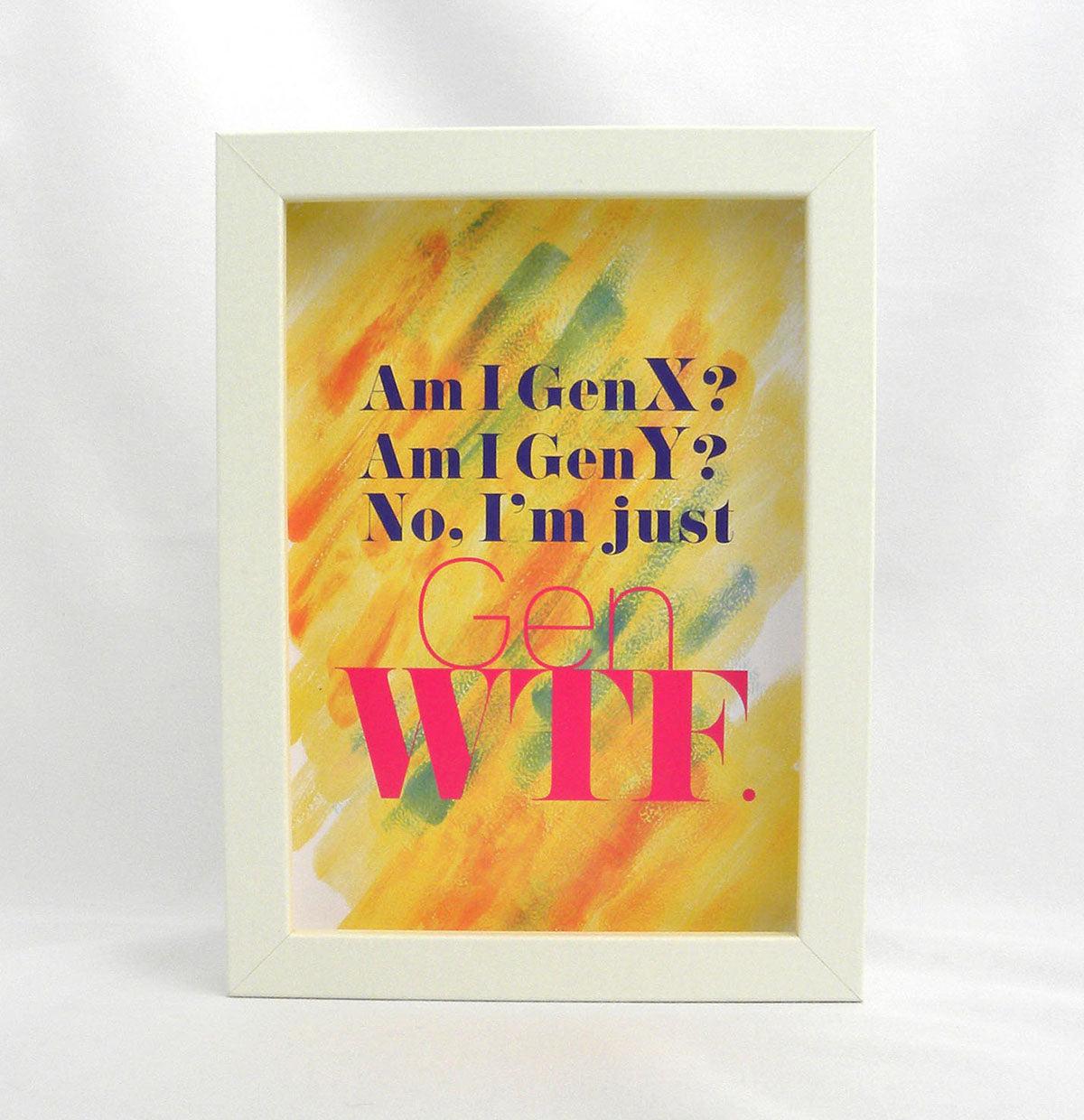 GenWTF - Framed print