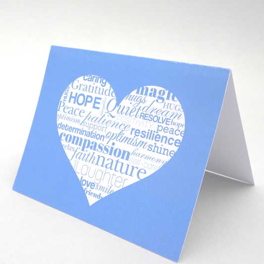 Heartfelt words Friendship Card