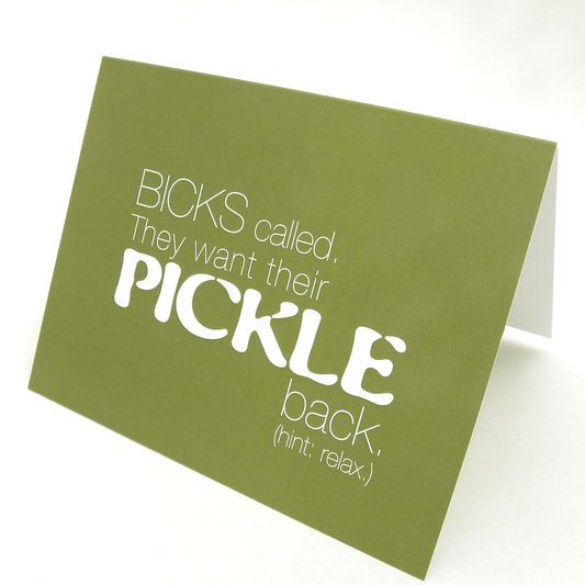 In a Pickle Card