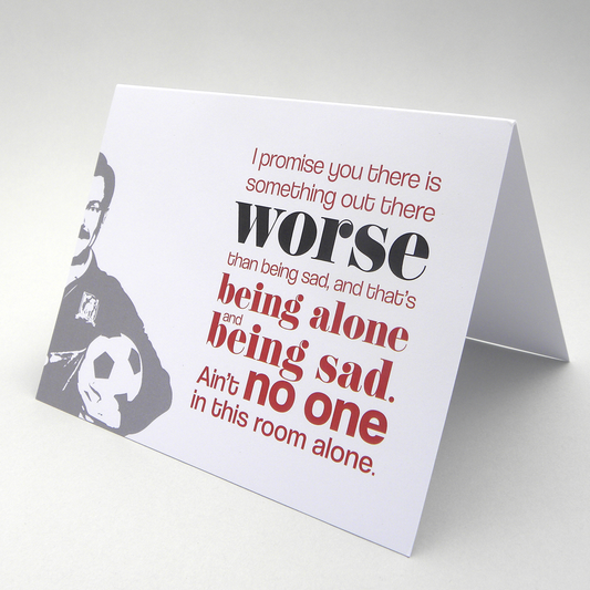 Ted Lasso "worse" card