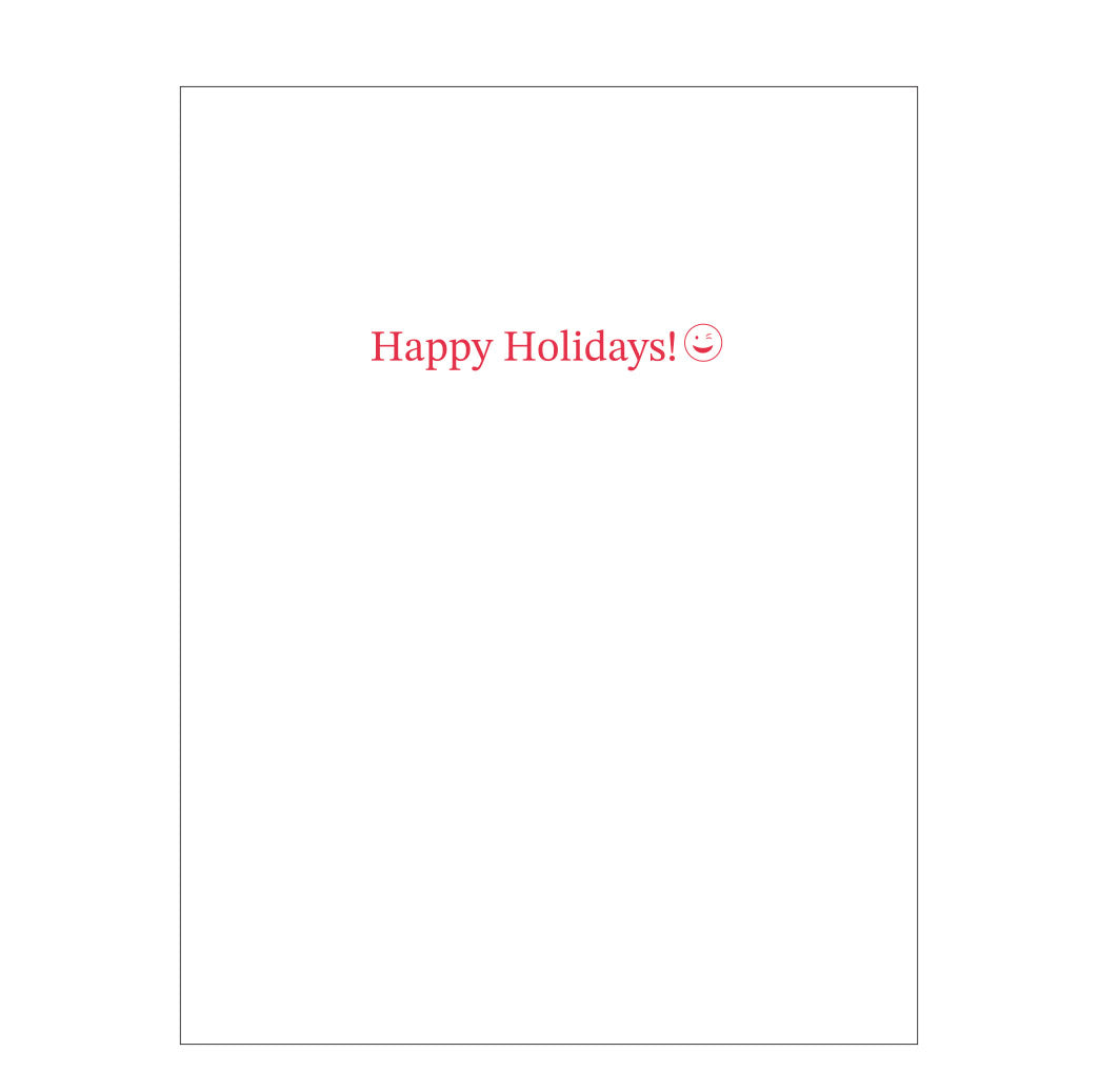 Bust your balls Christmas card