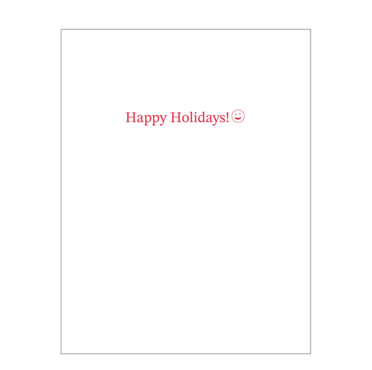 Bust your balls Christmas card