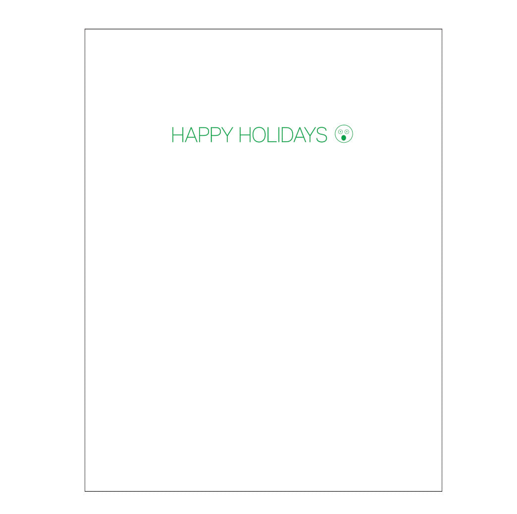 Deck your halls Christmas card