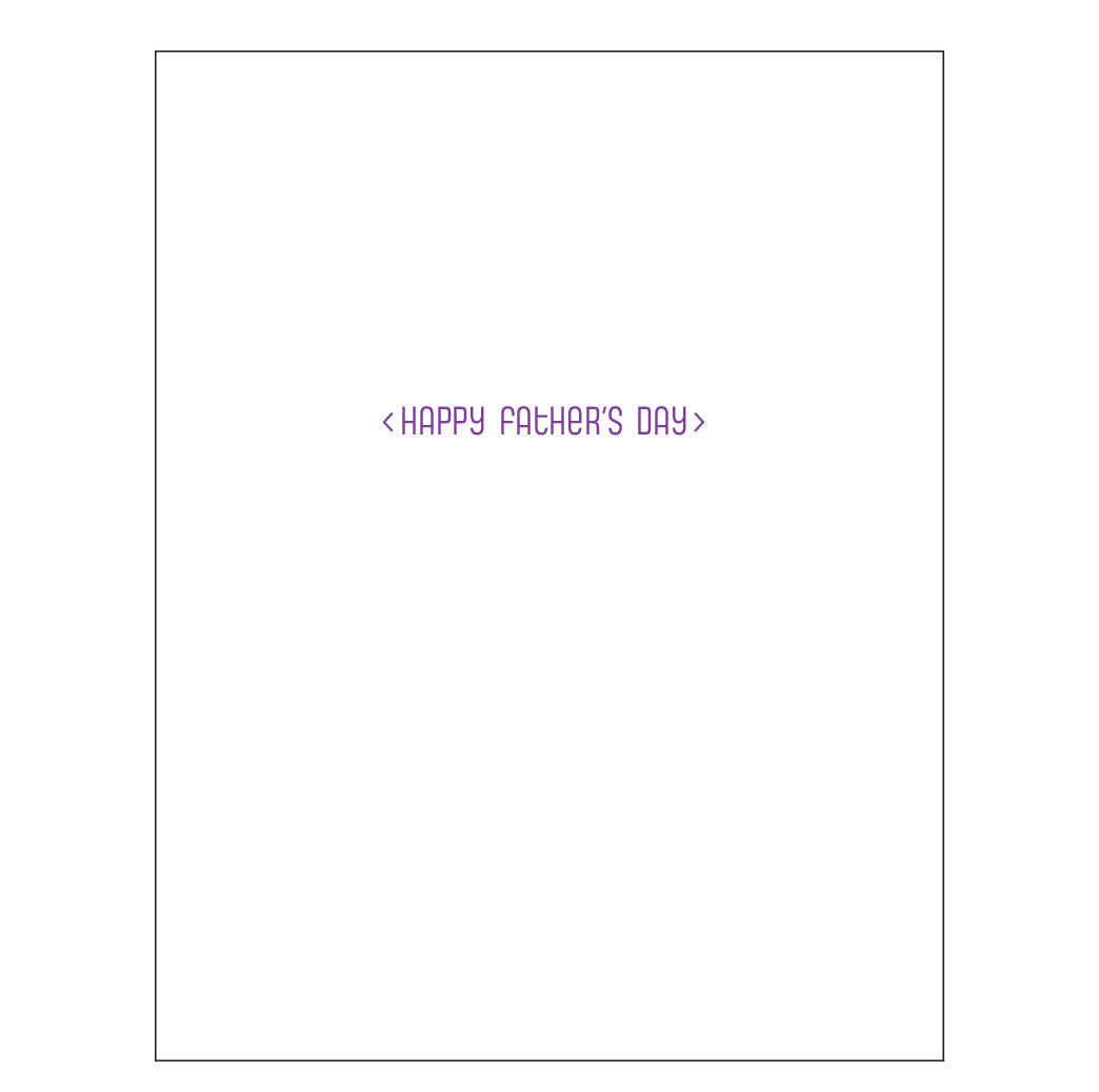 Father's Day card: "I am your daughter"