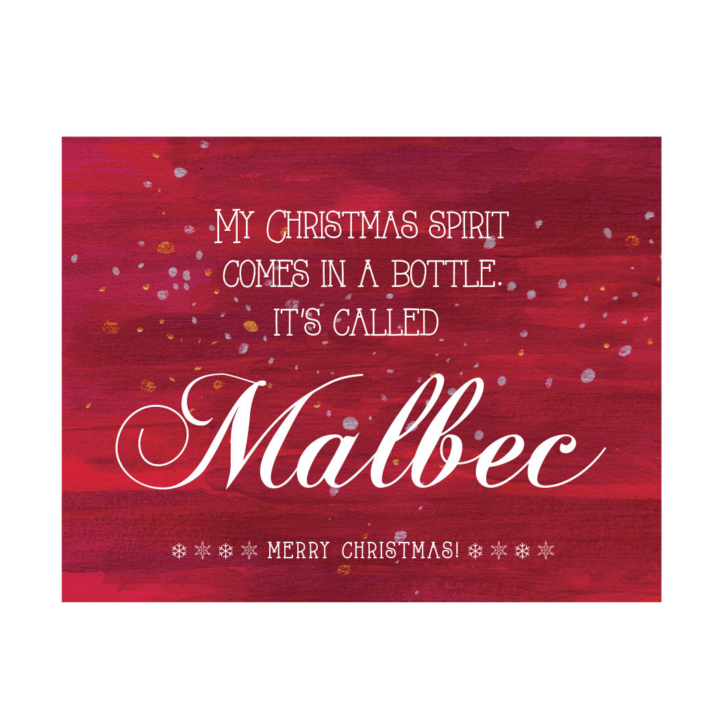 Malbec Christmas card