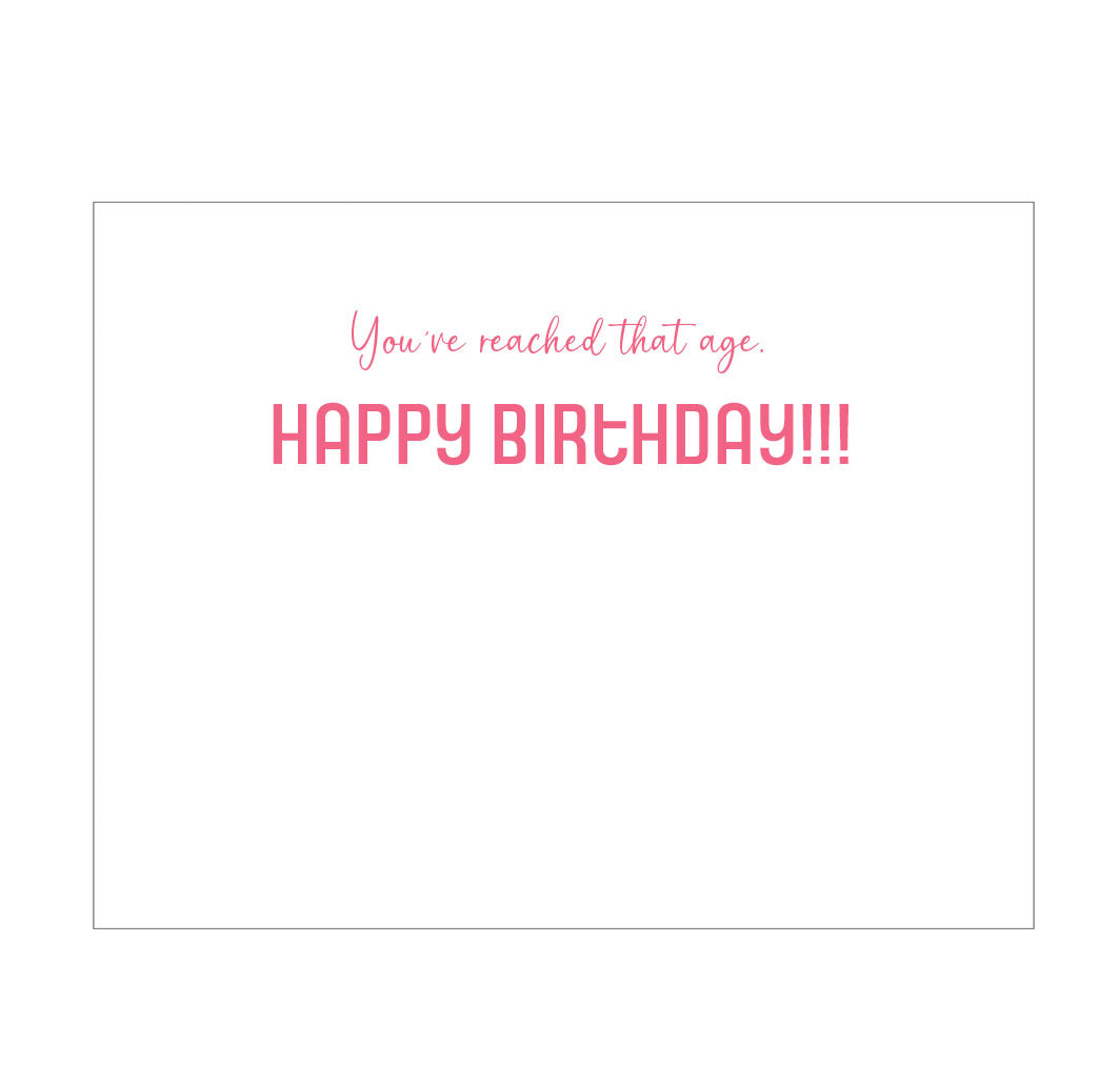 Caloric Math Birthday card