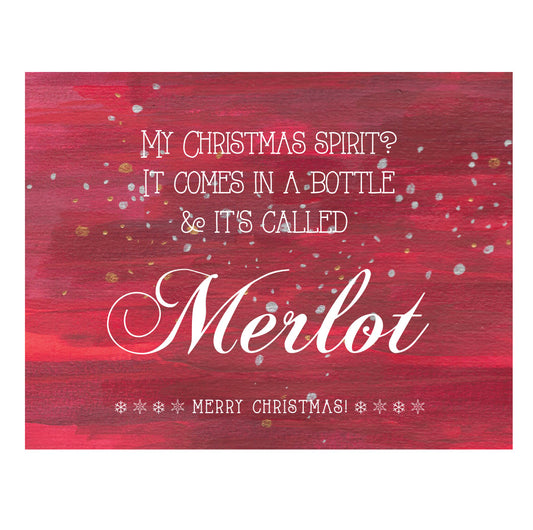 Merlot Christmas card