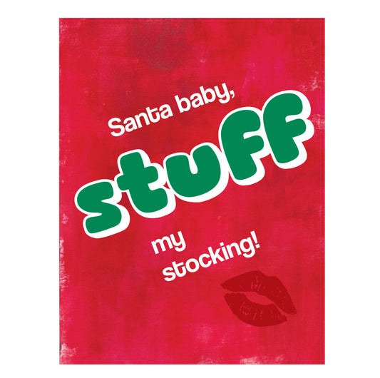 Stuff my Stocking Christmas card