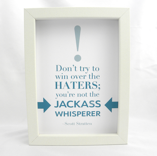 Jackass Whisperer - Framed print